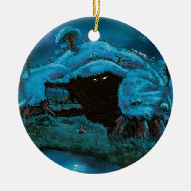 Jordbeastprydnad Julgransprydnad Keramik (Framsidan)