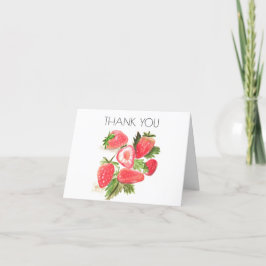 Jordberry Berry 1:a födelsedag Tack