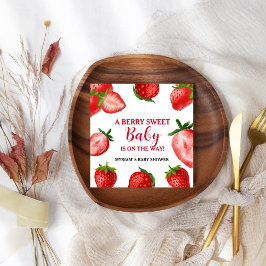 Jordberry Berry Sweet Baby dusch på vägen Pappersservett