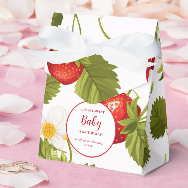 Jordberry Berry Sweet Baby dusch Presentaskar (Bröllop)