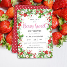 Jordberry Berry Sweet Baby Shower