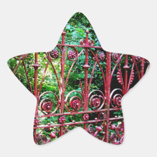 Jordberry Fält Grind, Liverpool UK Stjärnformat Klistermärke