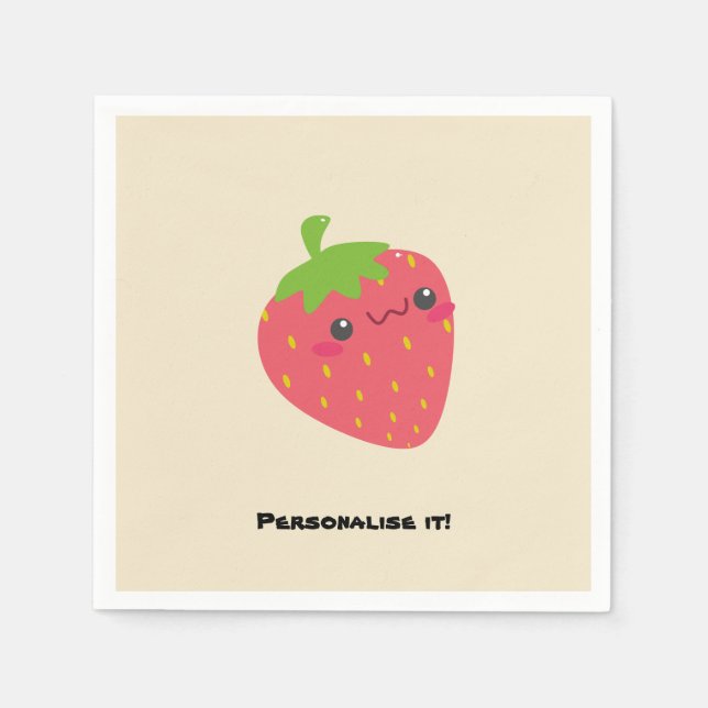 Jordberry Friend Pappersservett (Framsidan)