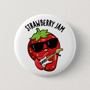 Jordberry Sylt Funny Fruit Pun Knapp