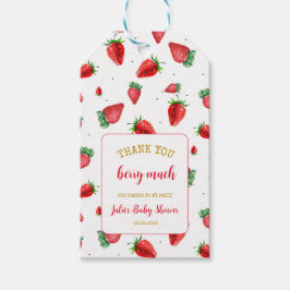 Jordberry Tack Berry Much Presentetikett