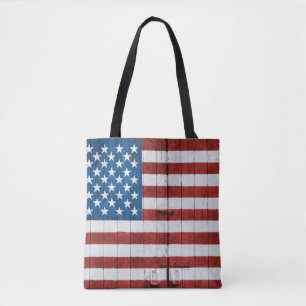 Jordbruk Amerikanska Flagga Barn Mural Tygkasse