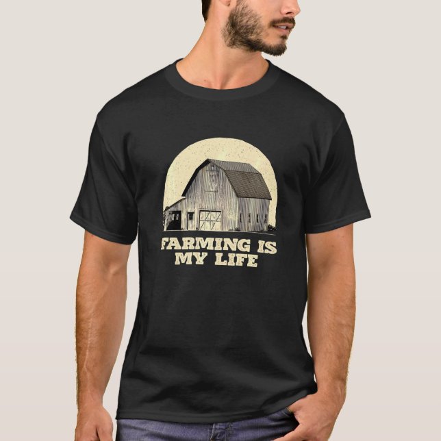 Jordbruk är min familj Rancher-släktingar i familj T Shirt (Framsida)