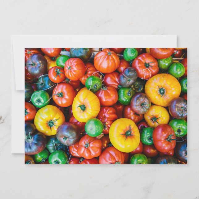 Jordbruk | Colorful Tomato Harvest Tack Kort (Framsida)