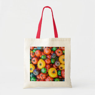 Jordbruk   Colorful Tomato Harvest Tygkasse