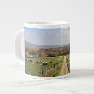 Jordbruk Engelska landsvägen Dirt Road Jumbo Mugg