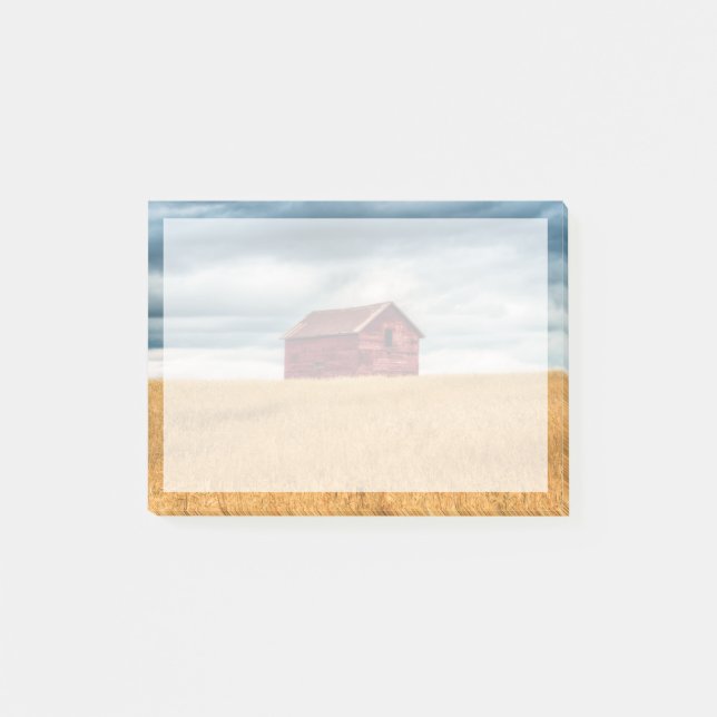 Jordbruk | Gamla röda Barn Post-it Block (Framsida)