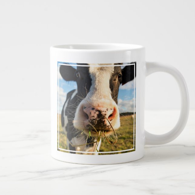 Jordbruk | Holstein Cow Chewing Jumbo Mugg (Höger)