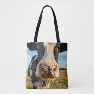 Jordbruk   Holstein Cow Chewing Tygkasse
