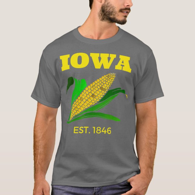 Jordbruk i Iowa Maj T Shirt (Framsida)