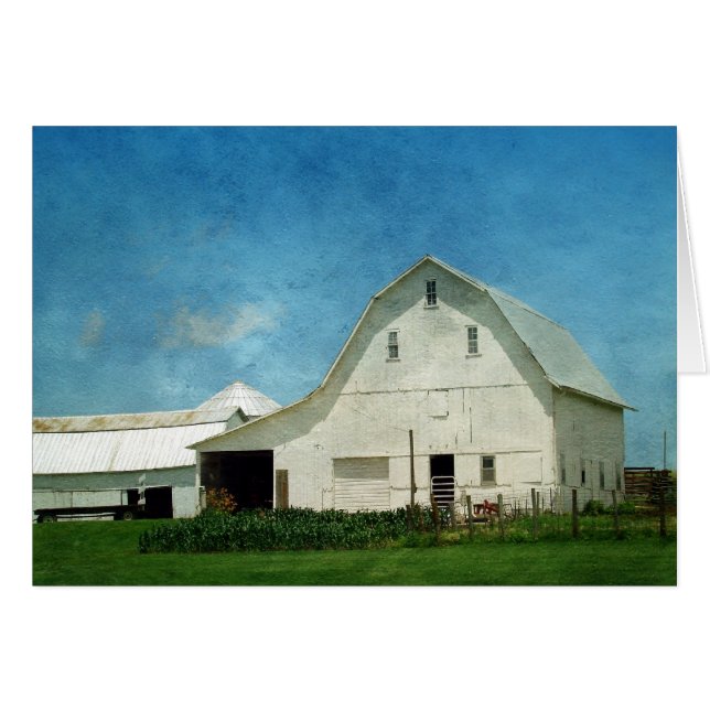 Jordbruk i Iowa-Tillfällen Hälsningskort (Framsidan Horizontal)