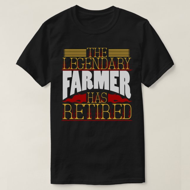Jordbruk i Pension T Shirt (Design framsida)