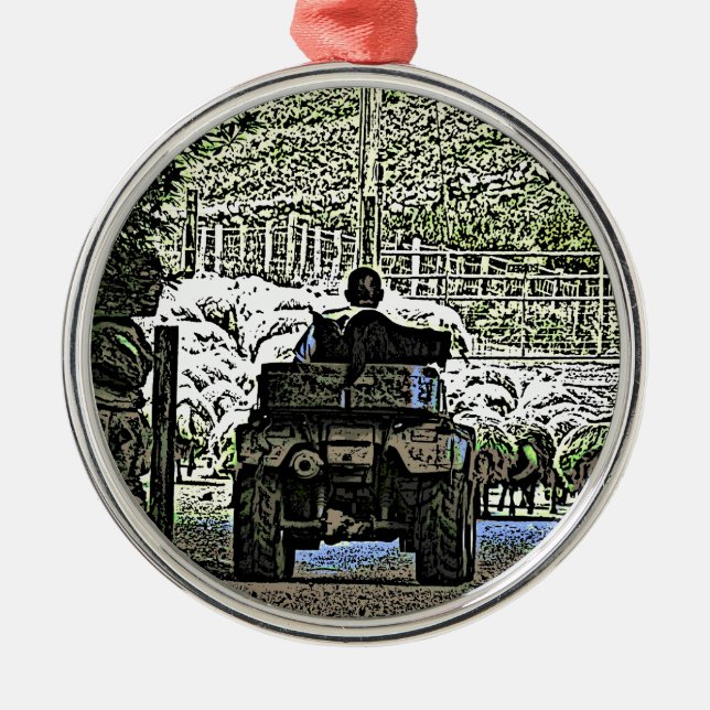 JORDBRUK JULGRANSPRYDNAD METALL (Framsidan)