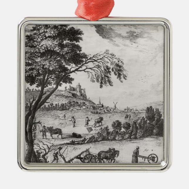 Jordbruk Julgransprydnad Metall (Framsidan)