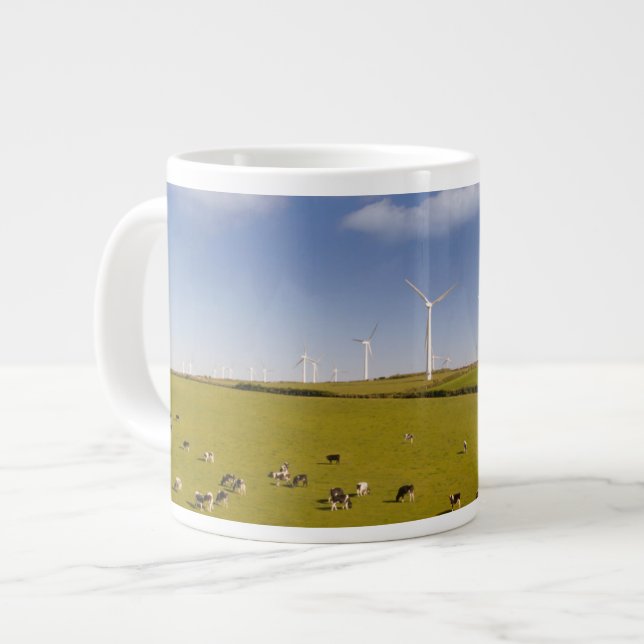 Jordbruk | Kor nära Kvarn Jumbo Mugg (Framsida vänster)