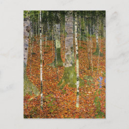 Jordbruk med Birch Träd Vykort
