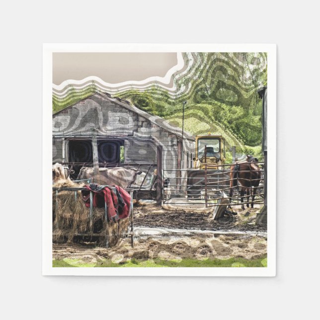 JORDBRUK PAPPERSSERVETT (Framsidan)