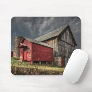 Jordbruk   Red Wooden Barn in Michigan Musmatta