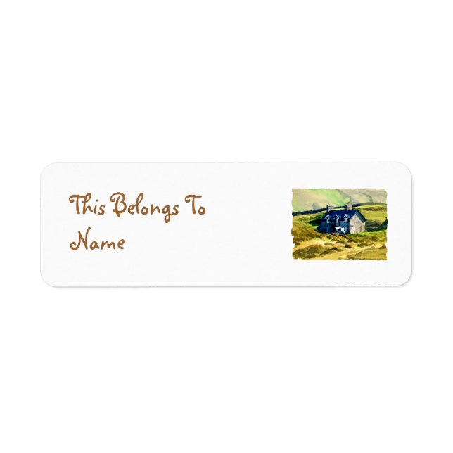 JORDBRUK RETURADRESS ETIKETT (Framsidan)