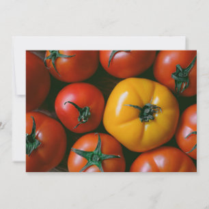 Jordbruk Shiny Red & Gult Tomates Tack Kort