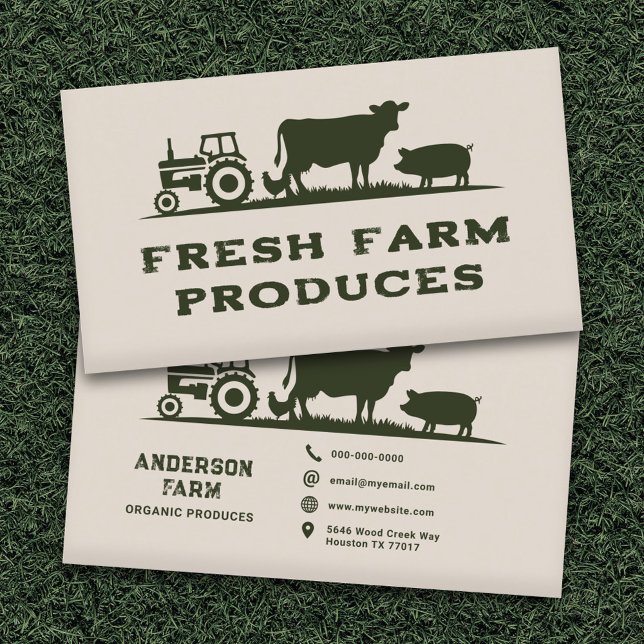 Jordbruk Visitkort (Farm Business Card)
