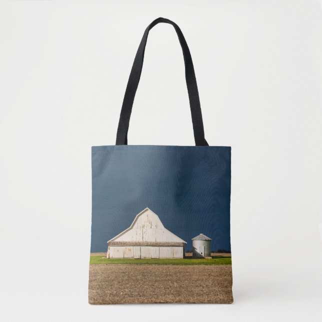 Jordbruk | White Barn & Silo Tygkasse (Framsida)