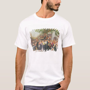 Jordbrukare Bröllop i Niederösterreich (olja på ka T-shirt