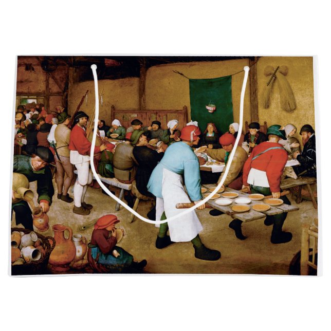 Jordbrukare Bröllop, Pieter Bruegel (Framsidan)