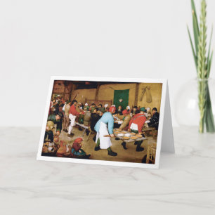 Jordbrukare Bröllop, Pieter Bruegel Kort