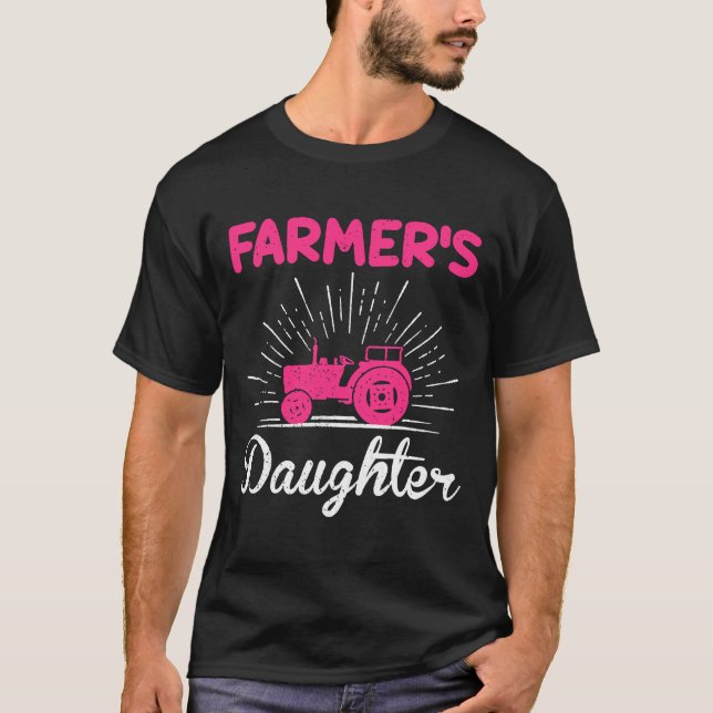 Jordbrukare Dotter Chicken T Shirt (Framsida)