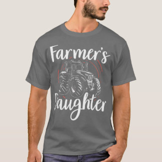 Jordbrukare Dotter I Farming Ranch Girl Premium T Shirt