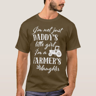 Jordbrukare Dotter T Shirt Daddys Little Girl