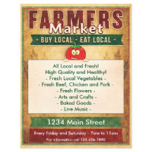 Jordbrukare - Eat Local Sign