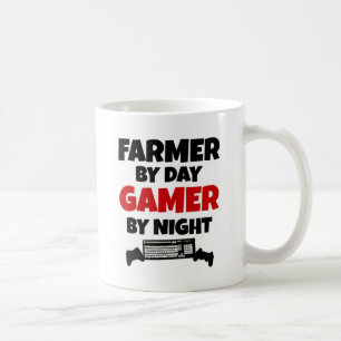 Jordbrukare efter dagspelare per natt kaffemugg