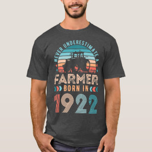 Jordbrukare född 1922 Jordbruksgåva 100:e födelsed T Shirt