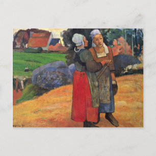 Jordbrukare i bretonska från Gauguin Paul (Bästa k Vykort