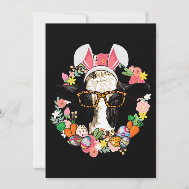 Jordbrukare i Glad påsk i Öron Inbjudningar (Framsida)