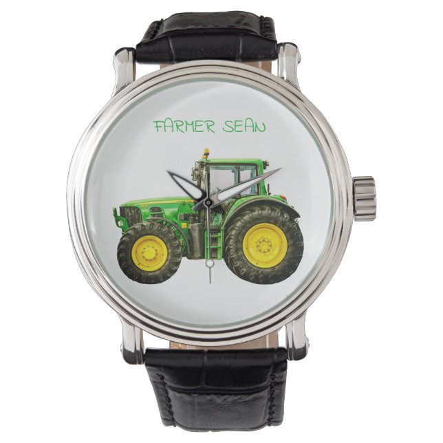 Jordbrukare John Deere Tractor Armbandsur (Framsida)