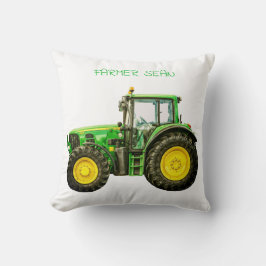 Jordbrukare John Deere Tractor Kudde