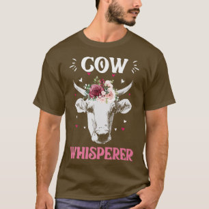 Jordbrukare Kow Whisperer Farming T Shirt