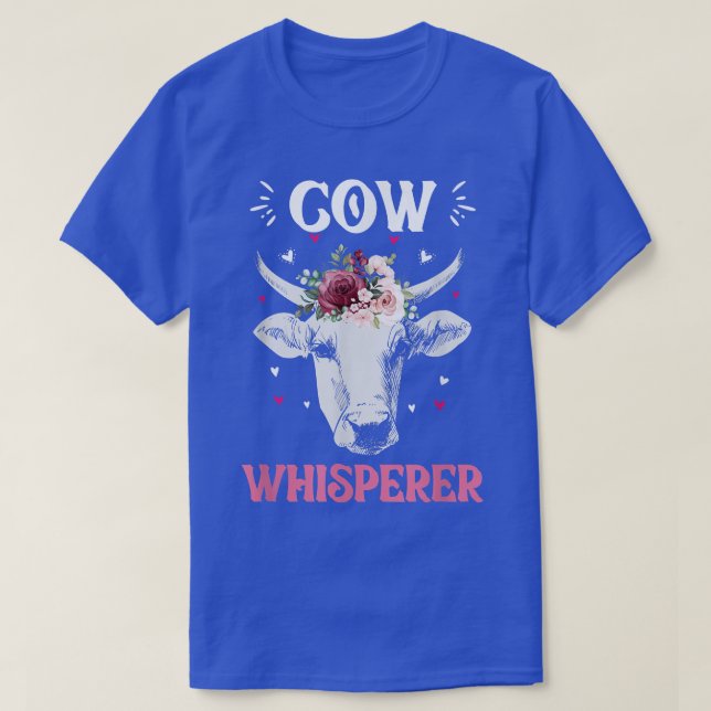 Jordbrukare Kow Whisperer Farming T Shirt (Design framsida)