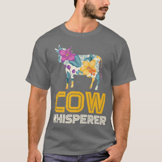Jordbrukare Kow Whisperer Farming T Shirt