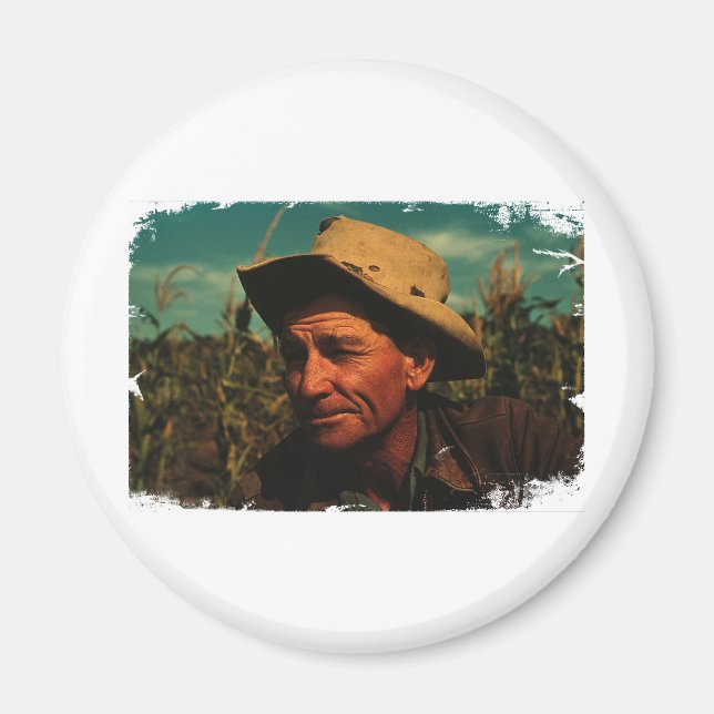 Jordbrukare Magnet (Framsidan)