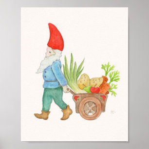 Jordbrukare Marknadsandel - Gnome-konst Poster
