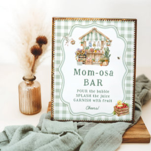 Jordbrukare Marknadsbabyskor Mamma-osa Pub Poster