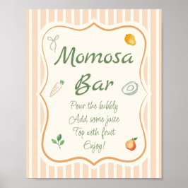 Jordbrukare Marknadsbabyskor Momosa Pub Poster